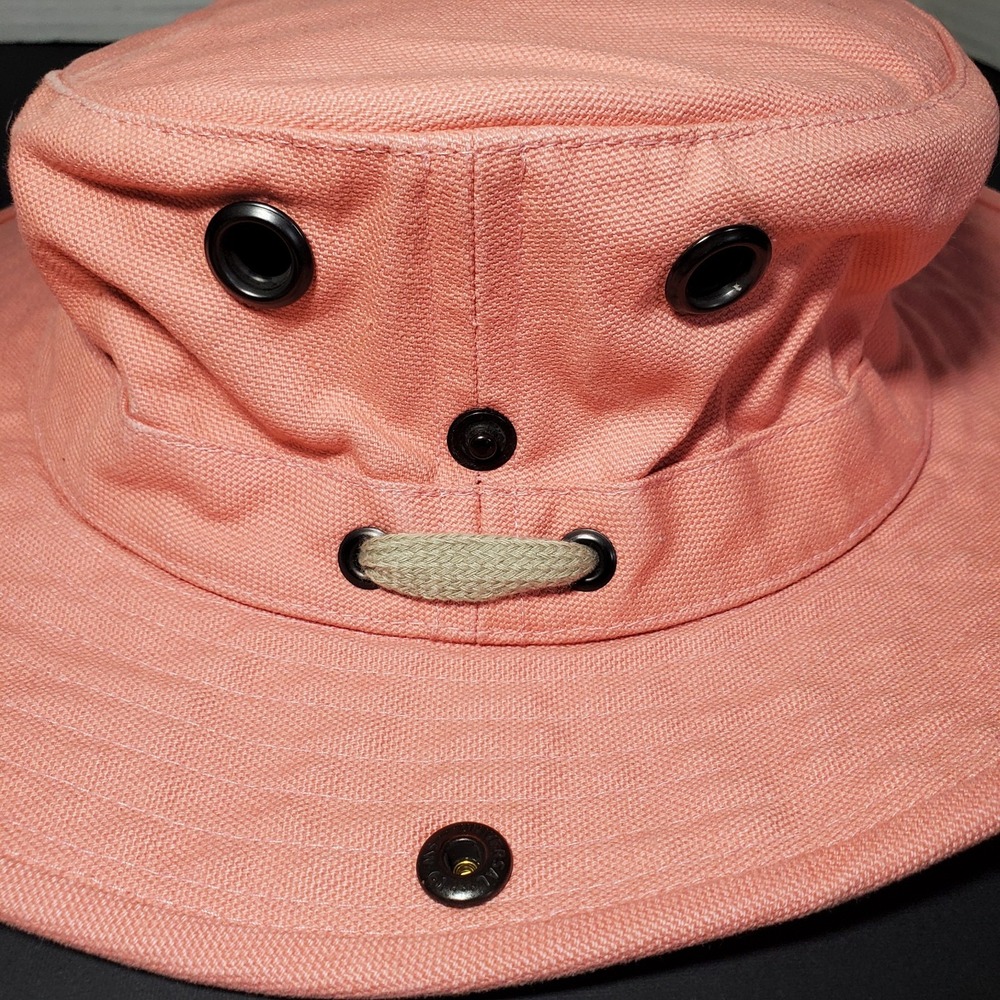 Tilley Heritage Endurables Pink‎ Bucket Hat Size 7 1/4 Medium Made In Canada - Picture 5 of 10